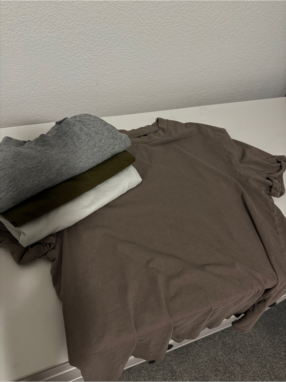 4 PK - ASOS Brown Short Sleeve Crew Neck T-Shirt